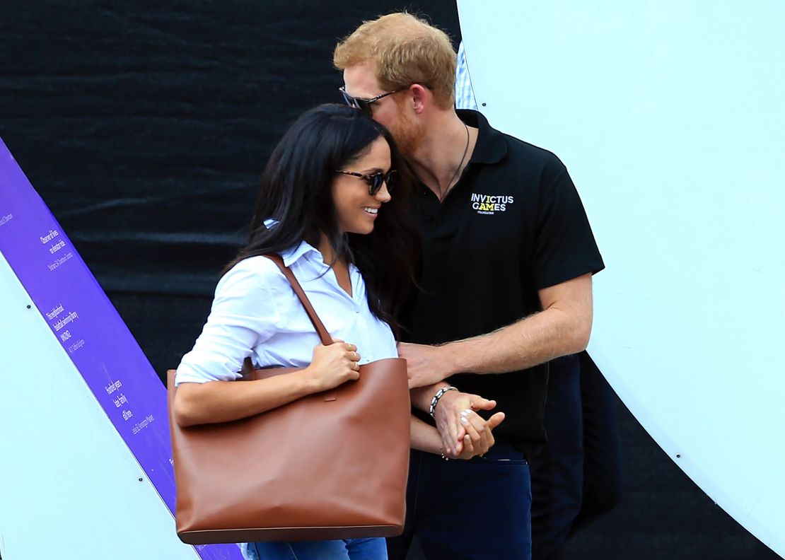 Markle and Prince Harry attend the Invictus Games in Toronto in September.