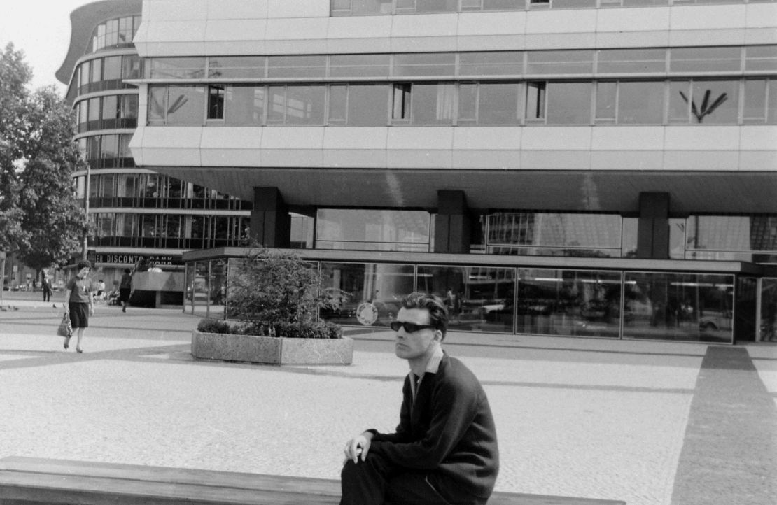 Hailstone, pictured here in Ernst-Reuter-Platz in June 1964, took photographs across Berlin.