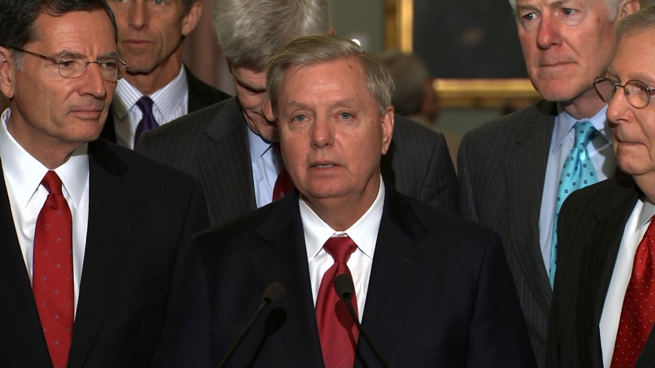 lindsey graham senate stakeout health care 9-26-17