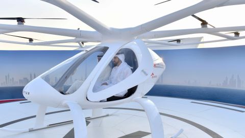 The drone taxi is being tested in collaboration with Dubai's Road and Transport Association (RTA). They hope that within the next five years the flying taxi service will have taken off and be a feature in the skies of Dubai.