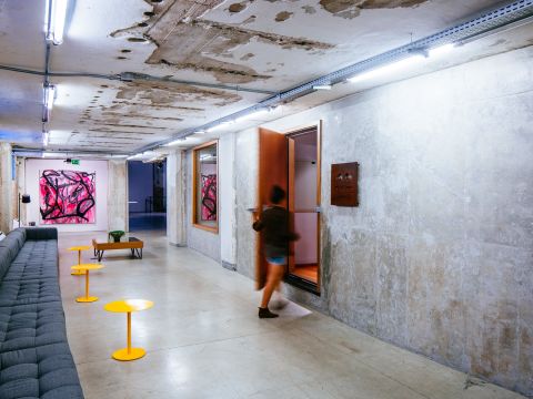 The Red Bull Station, which is located in the heart of Brazil's most populous city, is a five-story building home to a music studio, an art gallery, a roof terrace and working spaces for artists and musicians alike. 