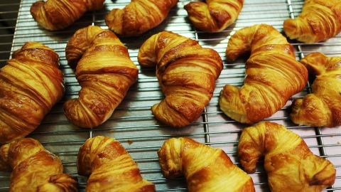 The French croissant: Le petit dejeuner of champions.