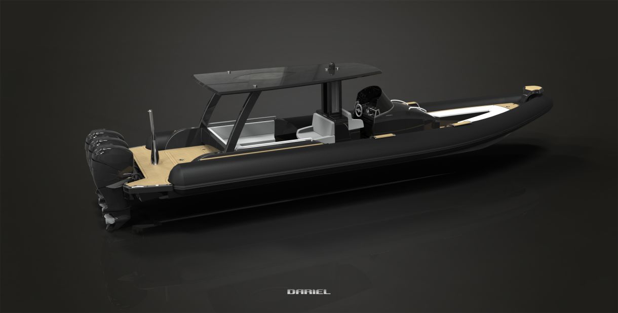 Despite boasting top speeds in excess of 60 knots --  69mph -- the Dariel DTS is designed to still provide the smoothest of rides, which means if you're in a rush to get to your superyacht moored out at sea then this is the tender for you.
