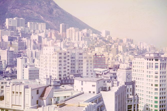 <strong>Grandpa's photos -- Central District, Hong Kong -- 1960s:</strong> Following in his grandfather's footsteps was both fulfilling and surreal for Tomkins: "I can imagine he went for a little stroll with his camera and I retraced the journey he went on which was pretty cool for me to do," he says.