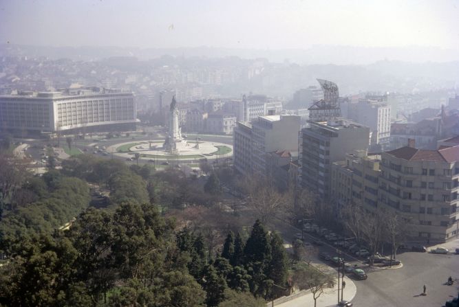 <strong>Grandpa's photos -- The Ritz Hotel, Lisbon, Portugal -- 1960s:</strong> "This is such a cool thing for me because I get to talk about Grandpa and learn about him and tell people about him all the time," says Tomkins.