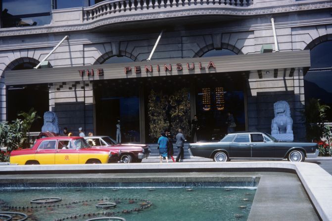 <strong>Grandpa's photos -- The Peninsula Hotel, Hong Kong -- 1960s:</strong> Tomkins loves that his project keeps the memory alive. "It almost feels like he's still out there somewhere." 