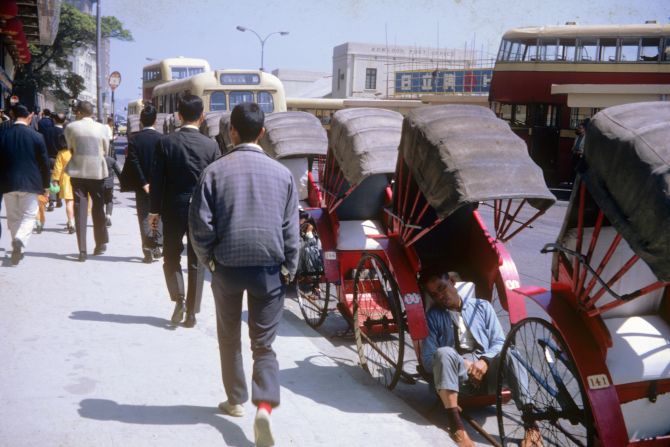 <strong>Grandpas photos -- Kowloon bus station, Hong Kong -- 1960s:</strong> In 2014, Tomkins started a website<a  target="_blank" target="_blank"> Grandpa's Photos</a>, harnessing the worldwide online community to pinpoint the locations in each image. 