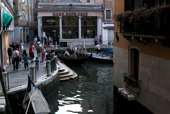 <strong>Grandpa's photos -- Le vele di vanezia, Venice, Italy -- present day: </strong>Getting lost in Venice allowed Tomkins to imagine what his grandfather experienced:<strong> "</strong>I almost got to follow Grandpa as he walked around and discovered places in that maze," he says.