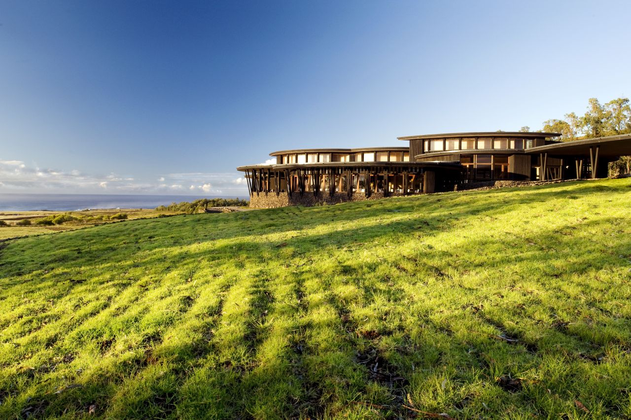 Eco-lodges, such as the low-slung Explora Rapa Nui, can make staying here a luxurious experience.