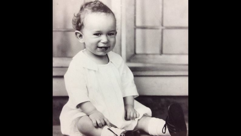 Hefner was born April 9, 1926, in Chicago to Glenn Hefner, an accountant, and Grace Hefner, a teacher. Both parents were conservative Protestants from Nebraska. This photo shows a 1-year-old Hugh, shared by Hefner himself on Instagram in 2013. 