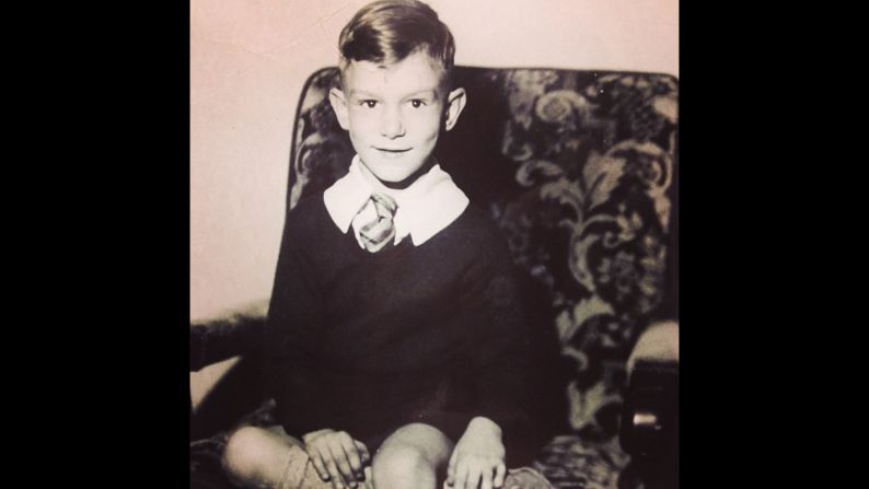 Another early photo of Hefner shared on his Instagram shows him in 1933.