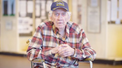 Tony King, 92, survived the sinking of the USS Indianapolis in 1945.