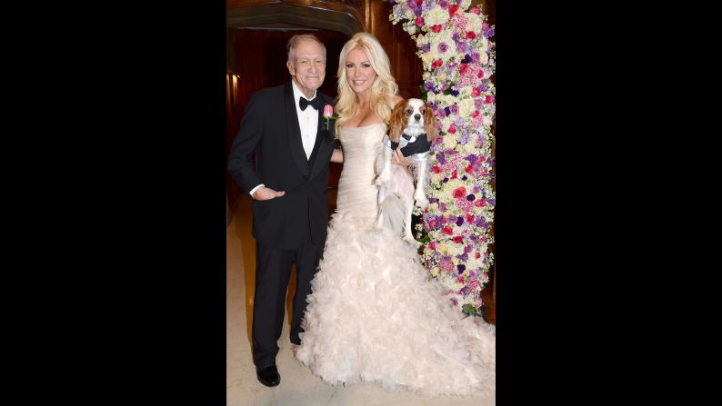 Hefner married Crystal Harris, his third wife, on December 31, 2012. Hefner first proposed to Harris in 2010 when she was 24 and he was 84.