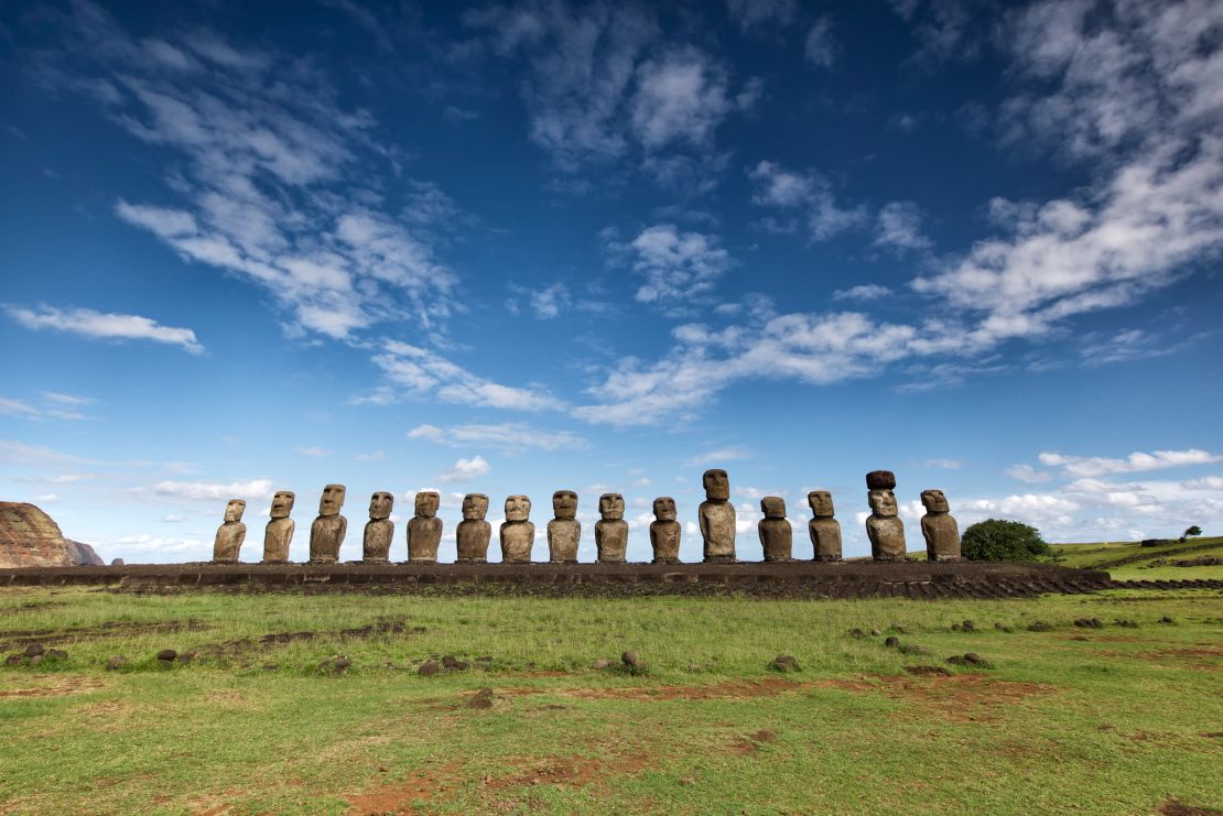 easter island Ahu Tongariki RESTRICTED