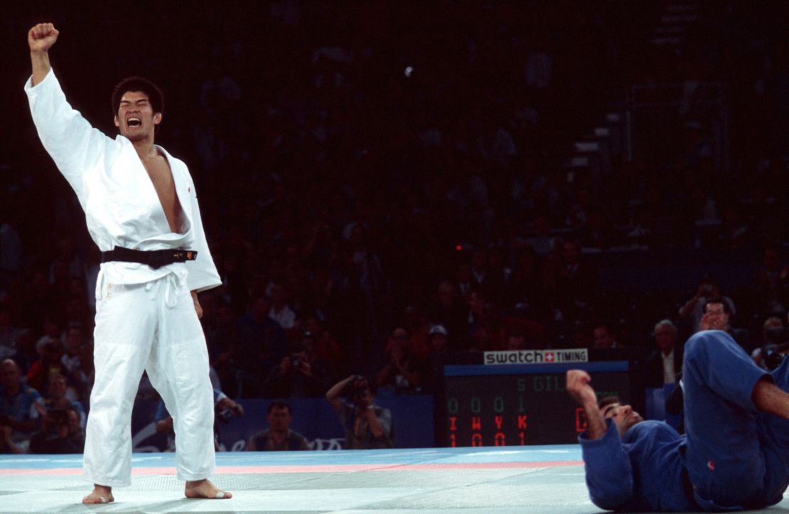 The closest Gill ever came to Olympic gold was at Sydney 2000, where he was beaten in the final by the great Kosei Inoue.