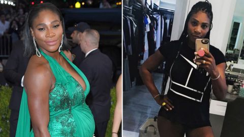 Serena Williams is showing off her post-baby body.