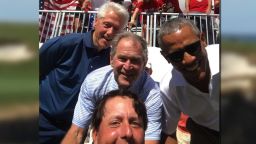 obama clinton bush phil selfie