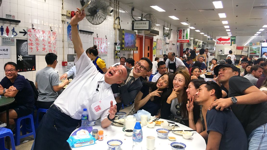 Tung Po co-owner Robby Cheung attracts almost as many diners as the food.