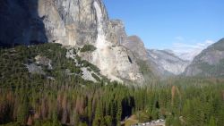 Photos taken this afternoon at approximately 4:30 p.m. of the rockfall that occurred on the Southeast Face of El Capitan.

Photos taken from park helicopter.

Permission is granted to publish photos in print and online in perpetuity.

The National Park Service owns the rights to the photos and grants permission for their use. These photos have not been altered in any way.