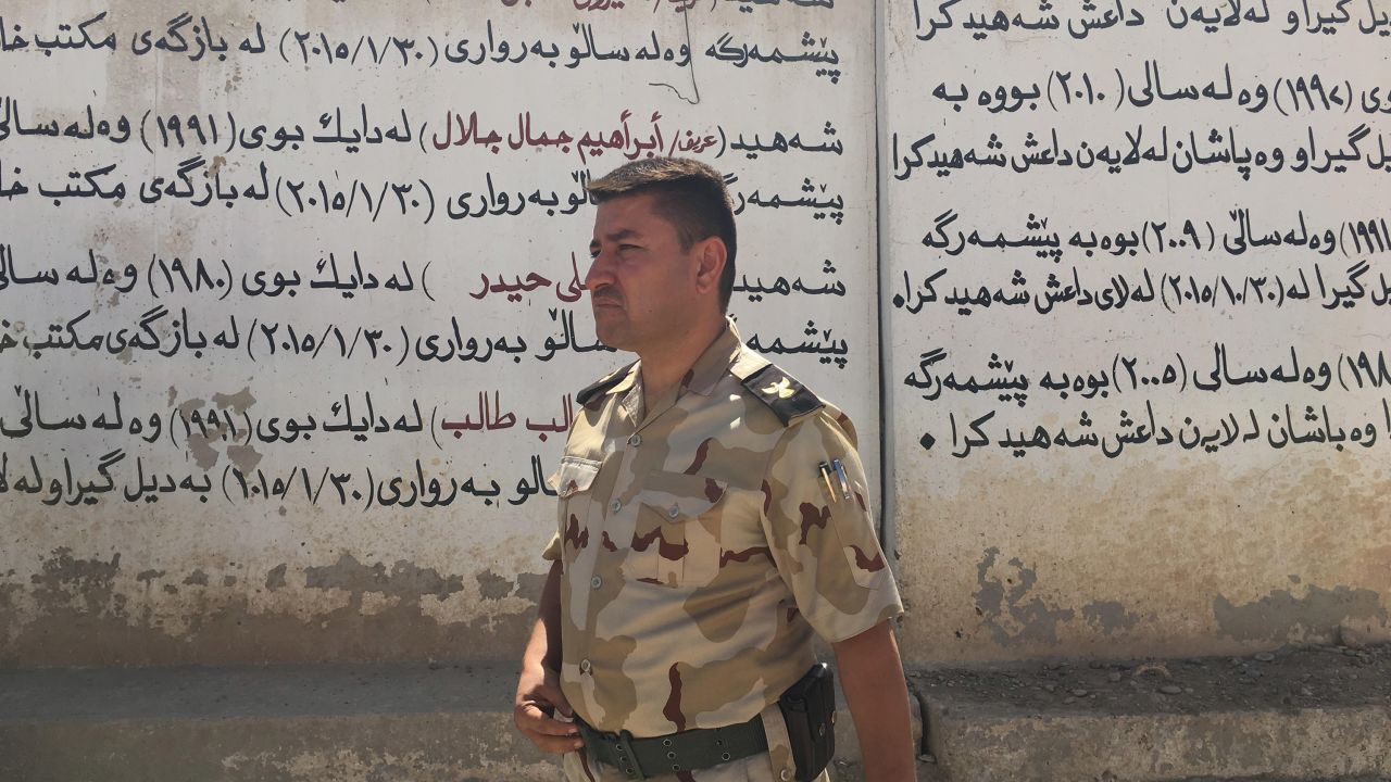 Majeed says scores of his troops have been killed fighting ISIS.