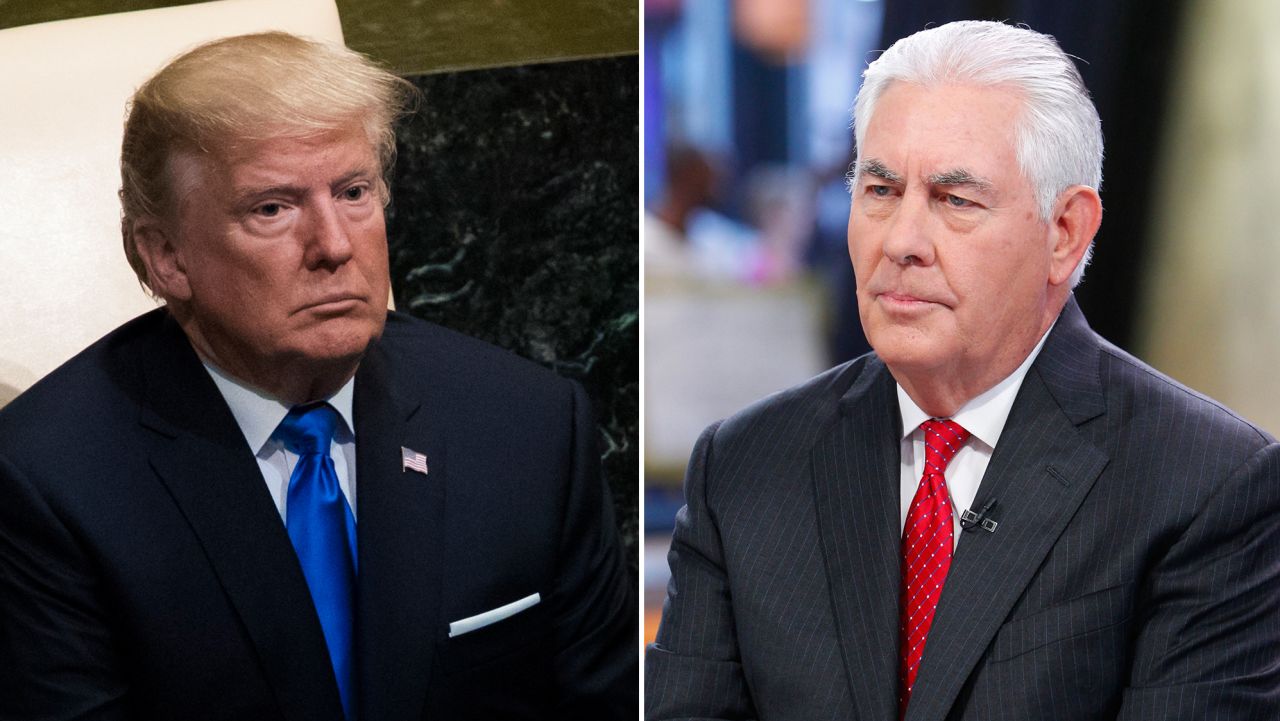 Donald Trump Rex Tillerson split RESTRICTED