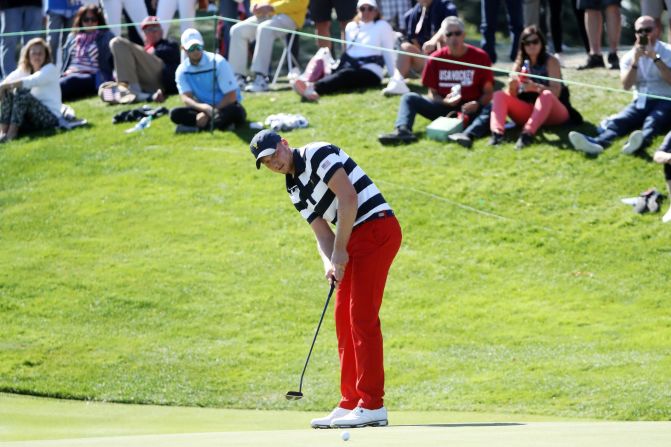 "What a feeling," said Berger after being told that a half point in his match with Kim would be enough to clinch the Cup. "Strick (US captain Steve Stricker) came up to me on 16 and told me the half a point was good enough. And then I just wanted to close out that match. It was an amazing week, and I feel excited for everyone on the team."