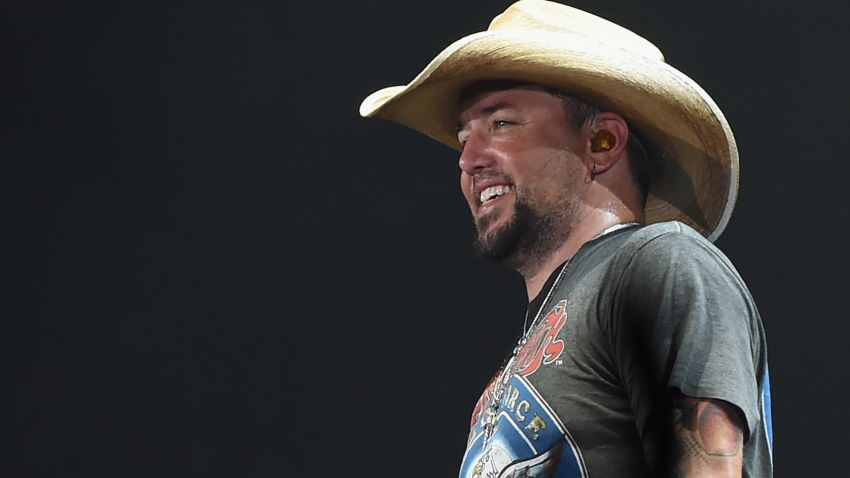 MACON, GA - AUGUST 11:  Singer/Songwriter Jason Aldean performs during Jason Aldean's 2nd Annual Concert For The Kids, Benefiting Children's Hospital Navicent Health of Bibb County, Raising over 700 thousand dollars at Macon Centreplex on August 11, 2017 in Macon, Georgia.  (Photo by Rick Diamond/Getty Images)