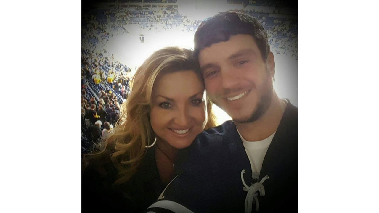 Sonny Melton, right, was among those who were shot and killed in Las Vegas on Sunday night.