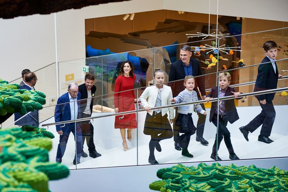 <strong>Royal occasion:</strong> The opening of the LEGO House was attending by Danish royalty -- Prince Frederik and Princess Mary helped usher in the fun.