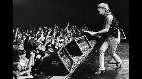 Petty performs at a concert in Santa Cruz, California, in 1980.