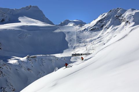 But there is more to Soelden than just timing gates and skin-tight lycra. With 144 kilometers of runs and plentiful off-piste, it is a perfect setting for an alpine getaway, just 80 kilometers from Innsbruck. 