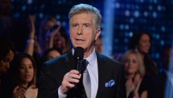 Tom Bergeron hosts during the season premiere of "Dancing with the Stars" on September 18.