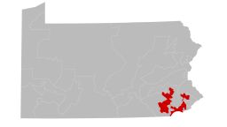 Pennsylvania district map