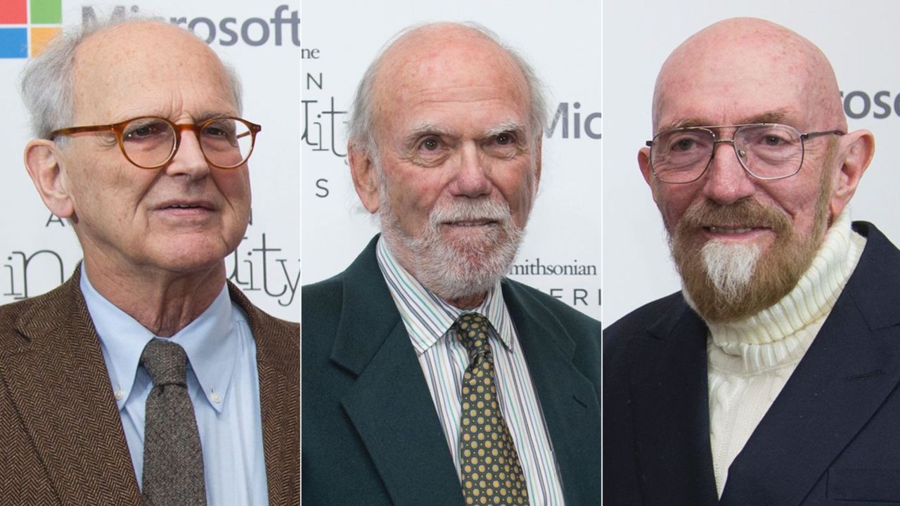 Rainer Weiss, Barry Barish and Kip Thorne