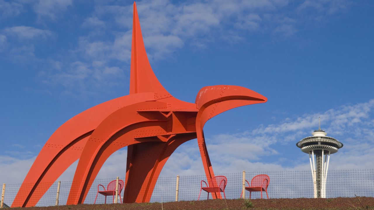 Alexander Calder's "Eagle" is one of the Olympic Sculpture Park's most eye-catching works. 