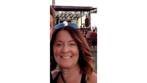 Denise Salmon Burditus, 50, was in Las Vegas for a weekend getaway with her husband.