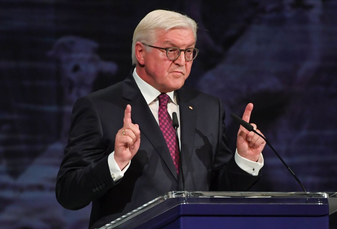 German President Frank-Walter Steinmeier said Monday that the country's parties had a responsibility to try to form a government.
