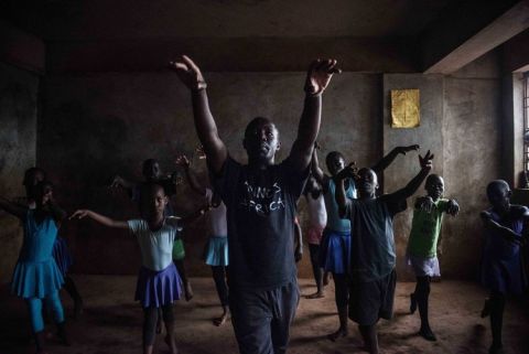 Finalist Mike Wamaya is a former professional dancer. Now, through Annos Africa, a charity in Kenya that teaches art and dance classes to orphans and disadvantaged children, he provides arts education in the slums of Nairobi. 