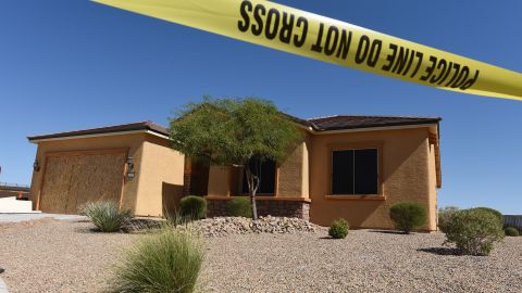 Stephen Paddock's home in Mesquite, on October 3, after the Las Vegas massacre. 