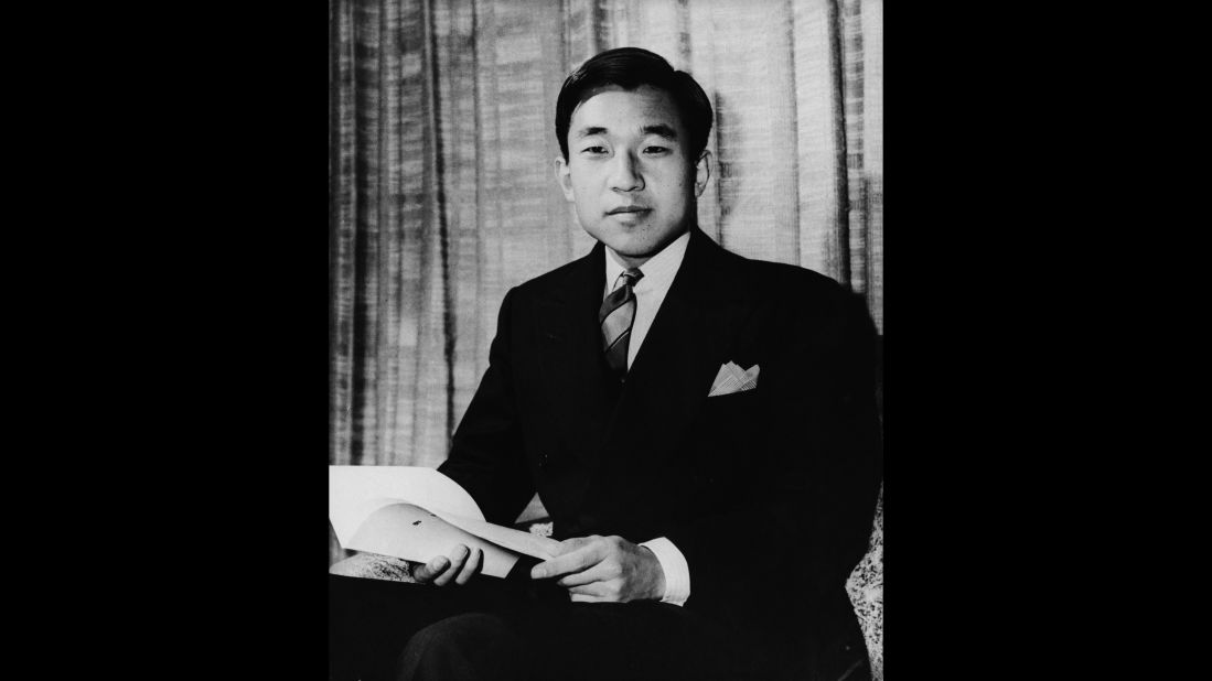 Akihito in 1971.