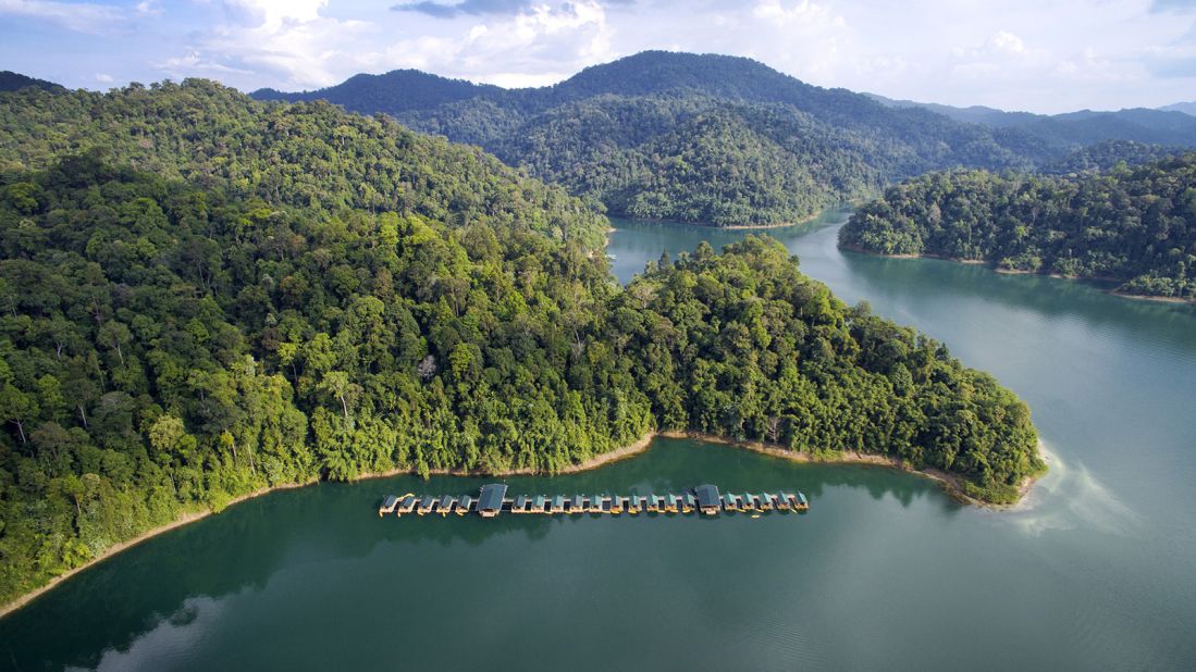 <strong>Elephant Hills: </strong>The company has two distinct camps inside Khao Sok National Park, in southern Thailand. This is the Rainforest Camp that floats along Cheow Lan Lake.