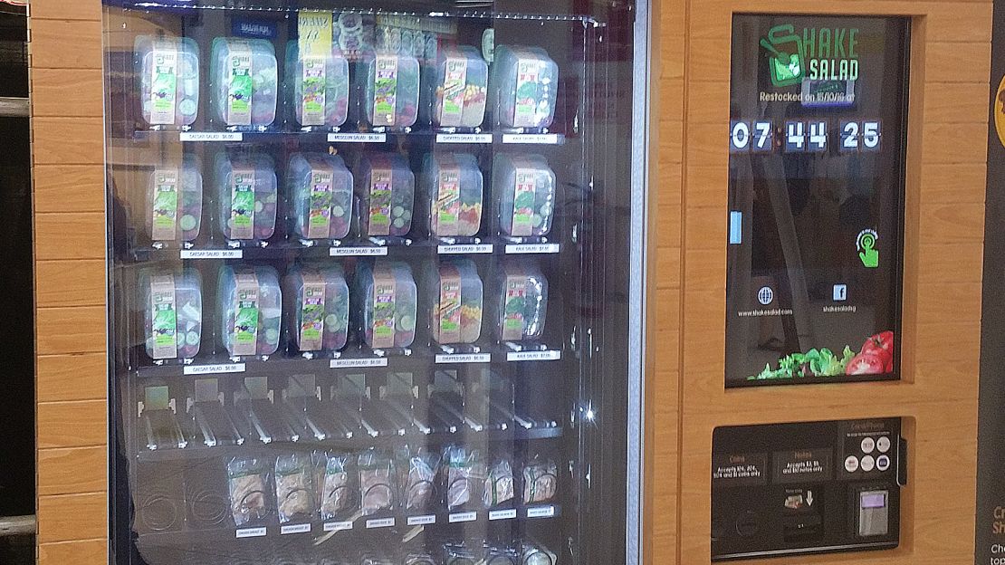 Shake Salad offers healthy greens in an instant.
