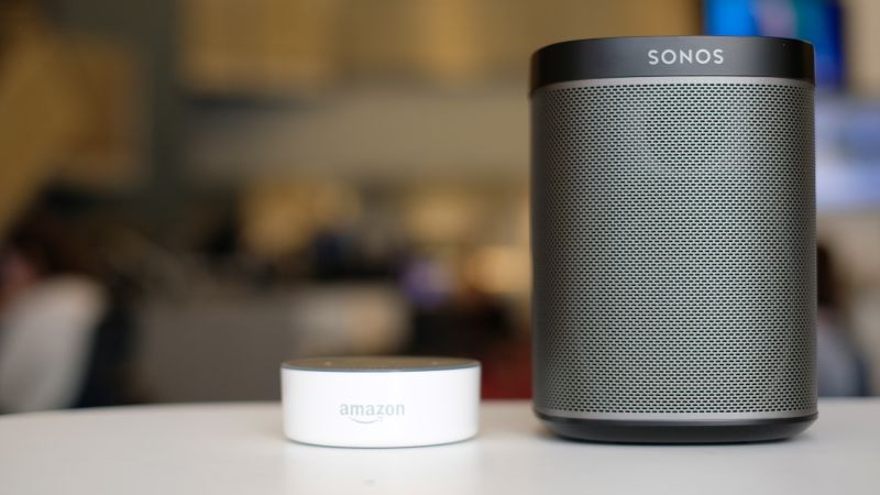 Sonos play best sale 1 echo