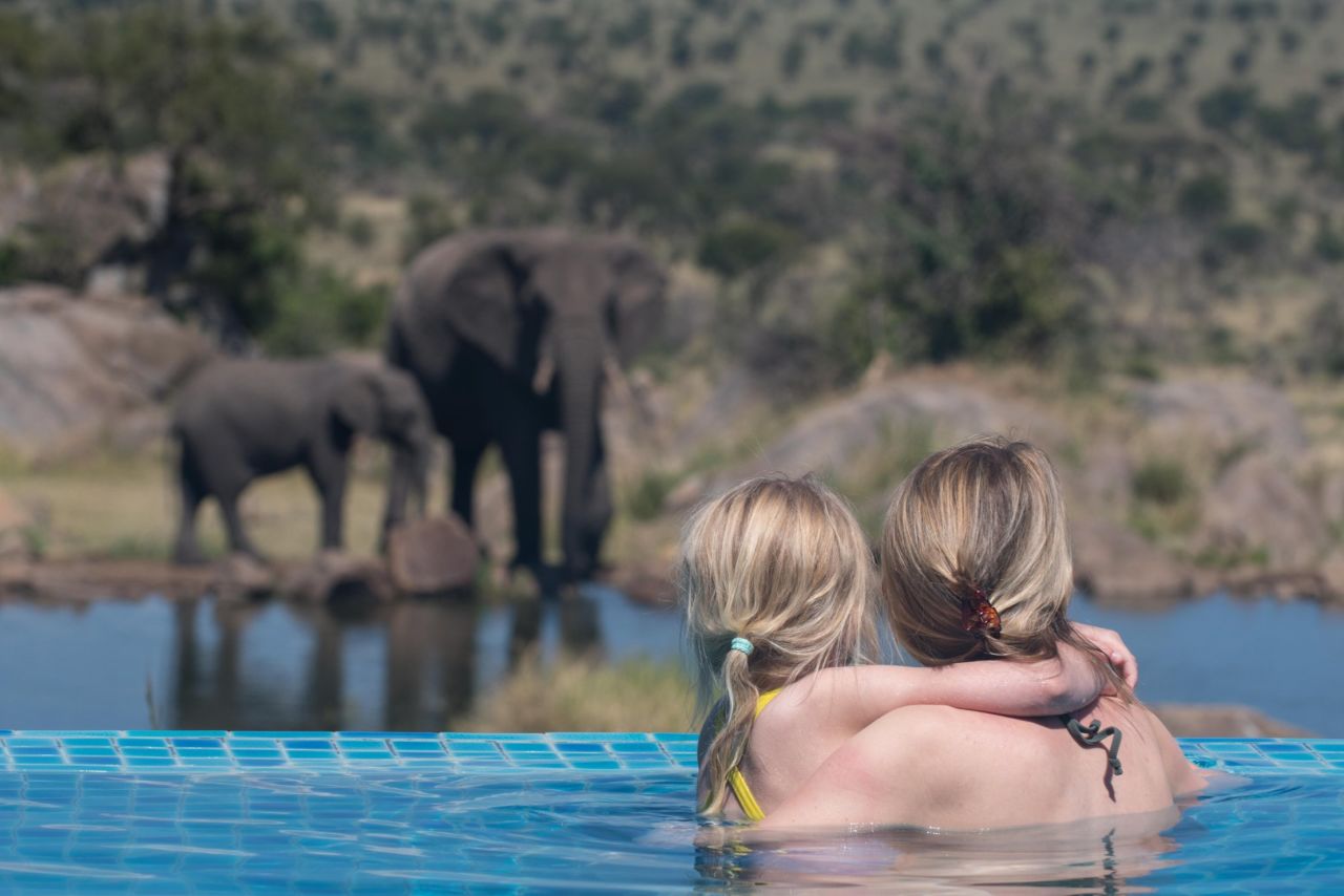 You're not the only ones frolicking outdoors at Four Seasons Safari Lodge Serengeti.
