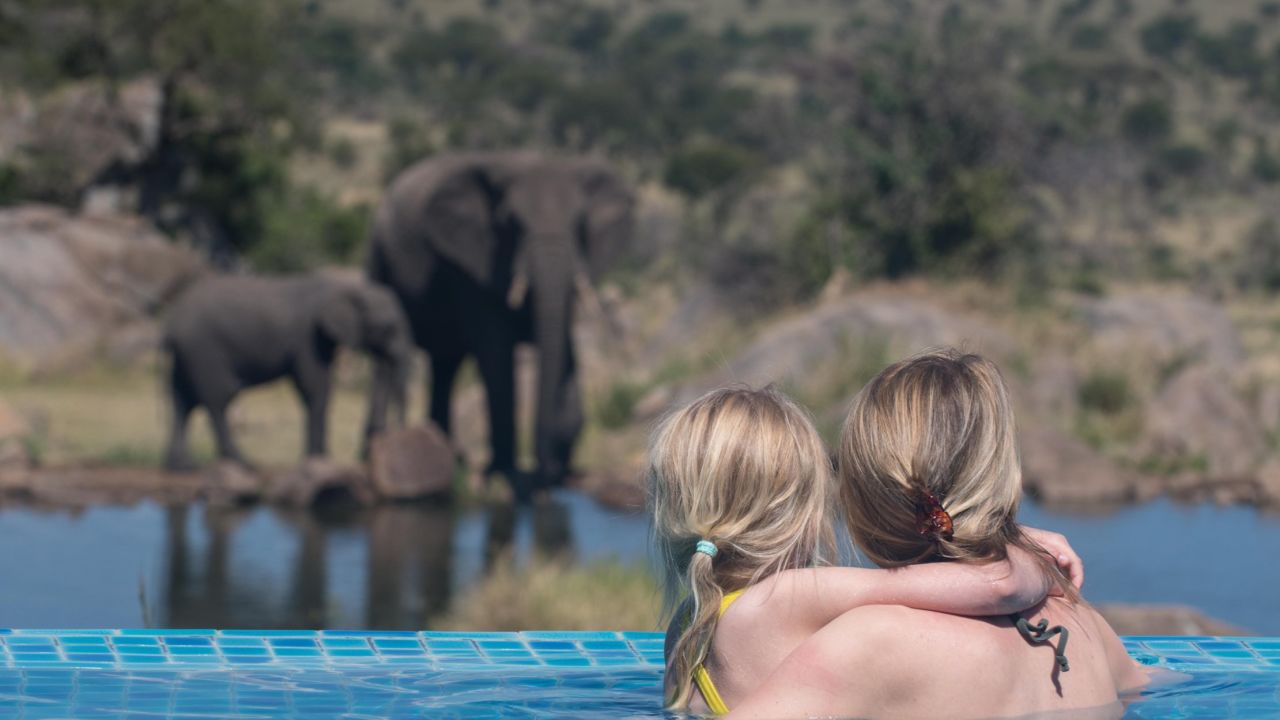 You're not the only ones frolicking outdoors at Four Seasons Safari Lodge Serengeti.