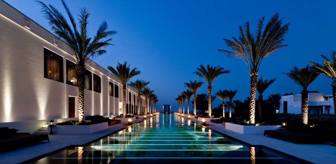 <strong>The Chedi Muscat, Oman:</strong> The Long Pool more than lives up to its name. It's the longest pool in the Arabian Peninsula, stretching to a vast 103 meters (338 feet). 