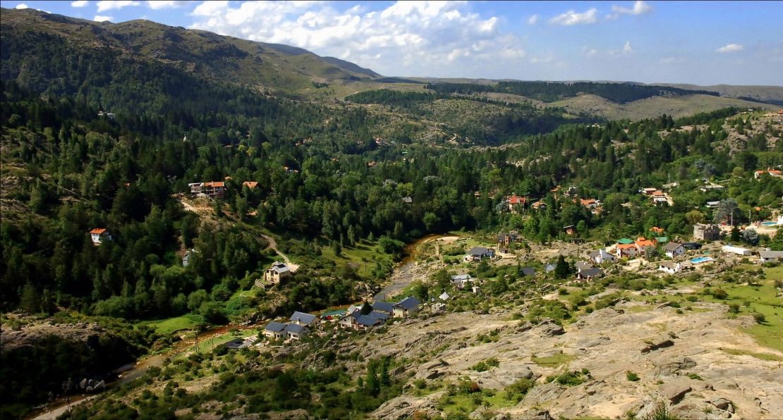 The area southwest of Cordoba was barren before La Cumbrecita grew up.