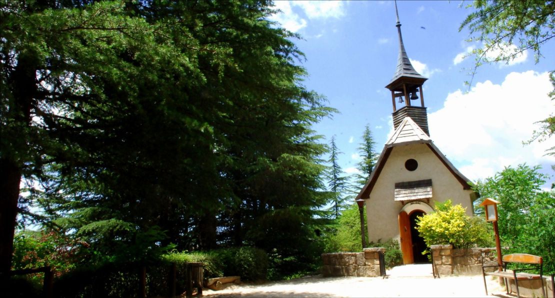 All of the buildings in La Cumbrecita follow the style of a typical European alpine village.