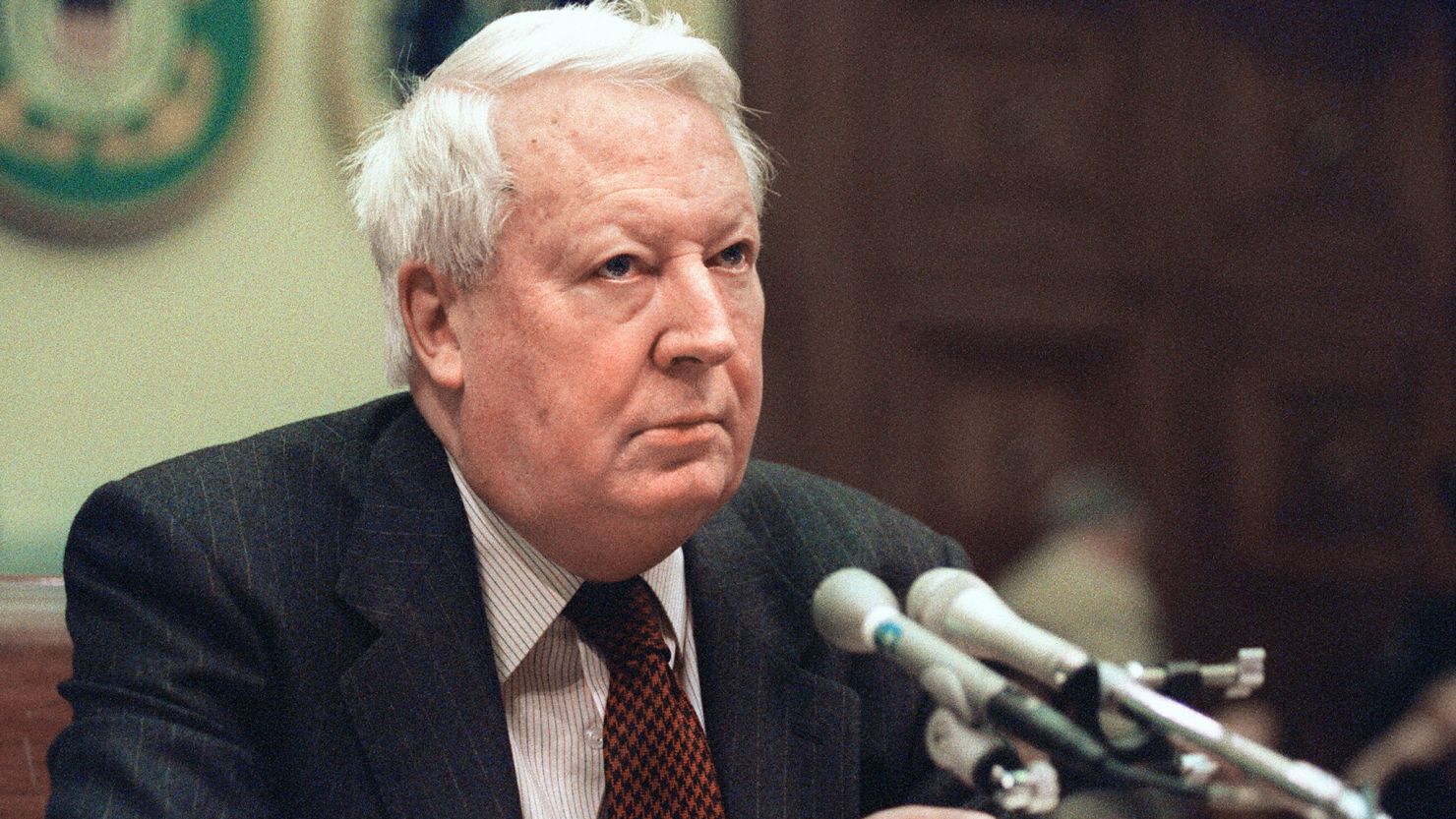The late British Prime Minister Edward Heath, pictured in 1990.
