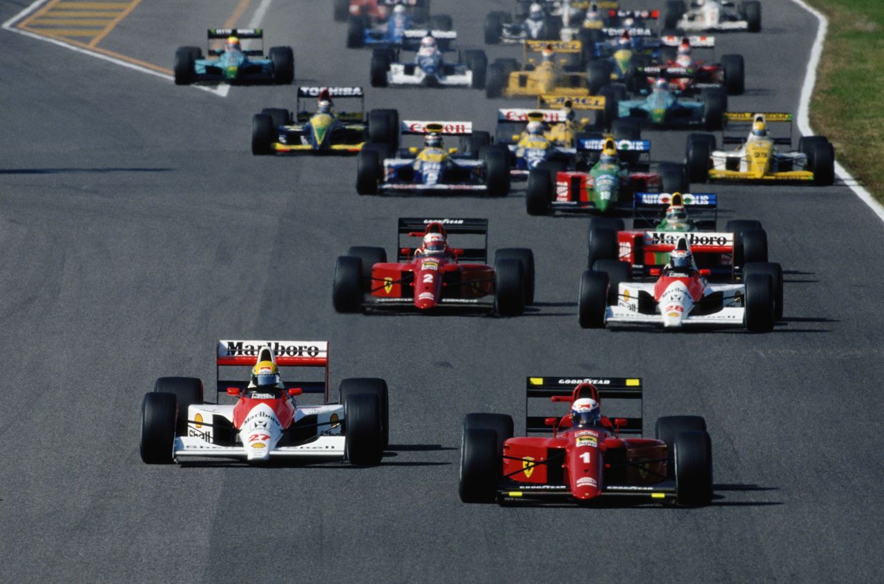 The pair would clash again at the start of the Japanese Grand Prix the following season. 